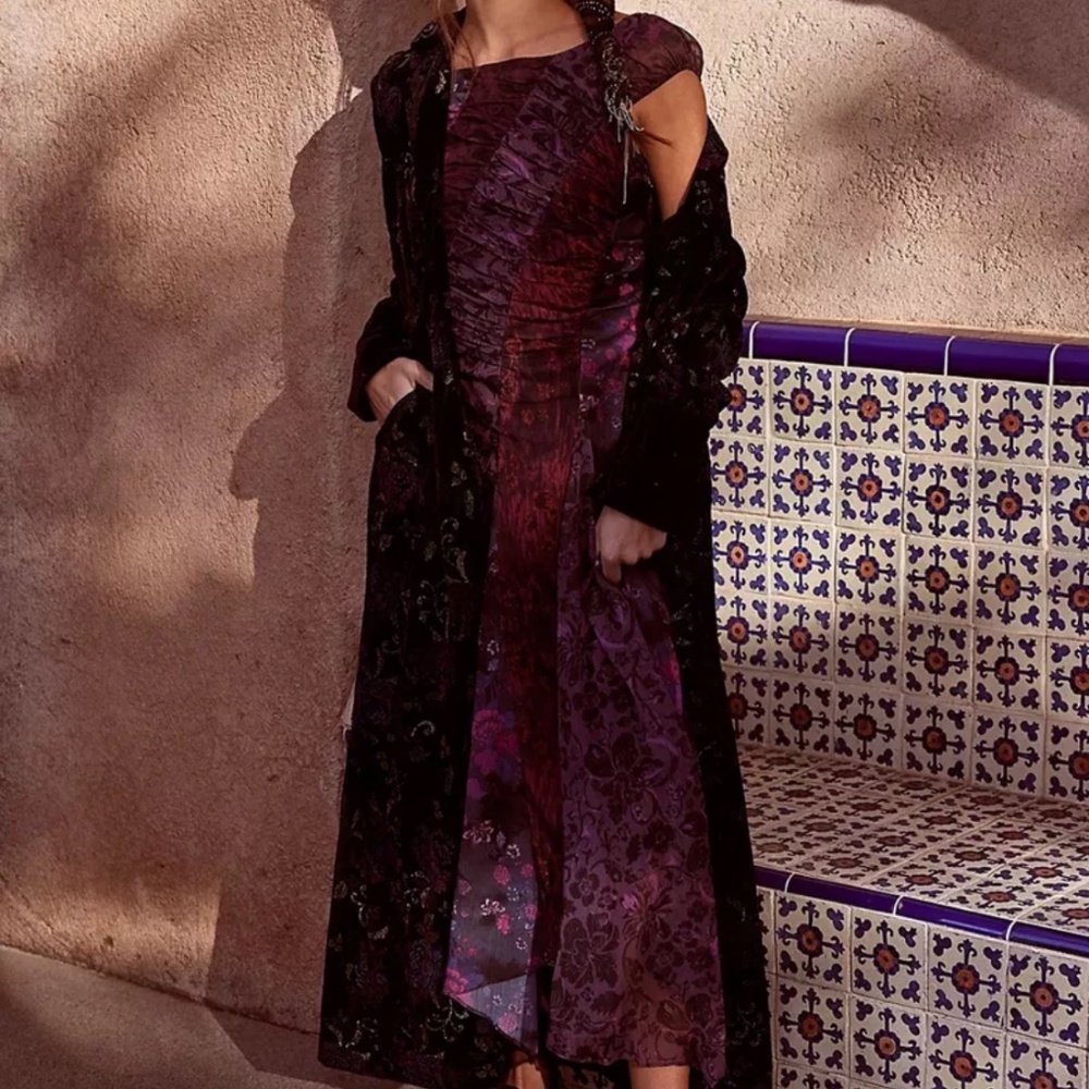 NWT FREE PEOPLE HEART TO HEART MIDI Dress SZ 6